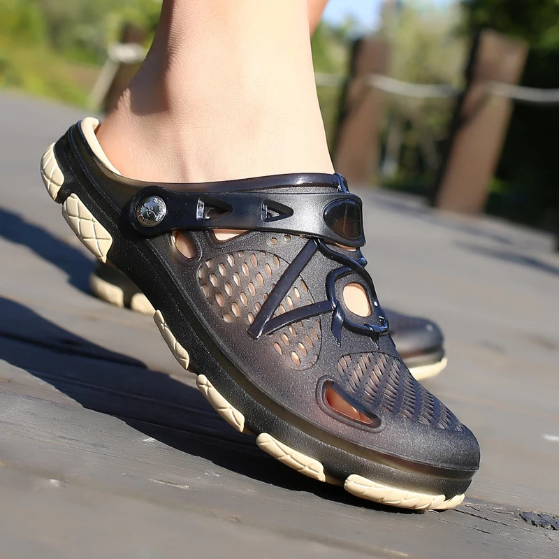 Men'S Shoes Comfortable Walking - แฟชั่นรองเท้าแตะรองเท้าแตะลําลองBreathableลื่นรองเท้าชายหาดสบายคุณภาพสูงรองเท้าแตะกลางแจ้งชายรองเท้า