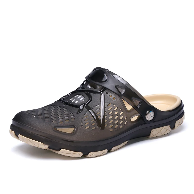 Men'S Shoes Comfortable Walking - รองเท้าแตะลำลองผู้ชายแฟชั่นรองเท้าแตะกันลื่นระบายอากาศได้ดีรองเท้าแตะแบบสวมพื้นรองเท้านุ่มดีไซน์สีสันสดใสฤดูร้อนรองเท้าชายหาดกลางแจ้ง
