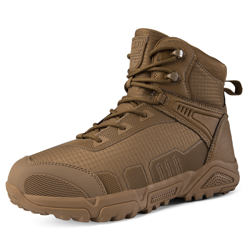 Men'S Shoes Hiking - รองเท้าบูทผู้ชายแบบยุทธวิธี รองเท้าทหารกันน้ำ น้ำหนักเบาพิเศษ รองเท้าทำงาน รองเท้าฝึกซ้อม รองเท้าเดินป่า