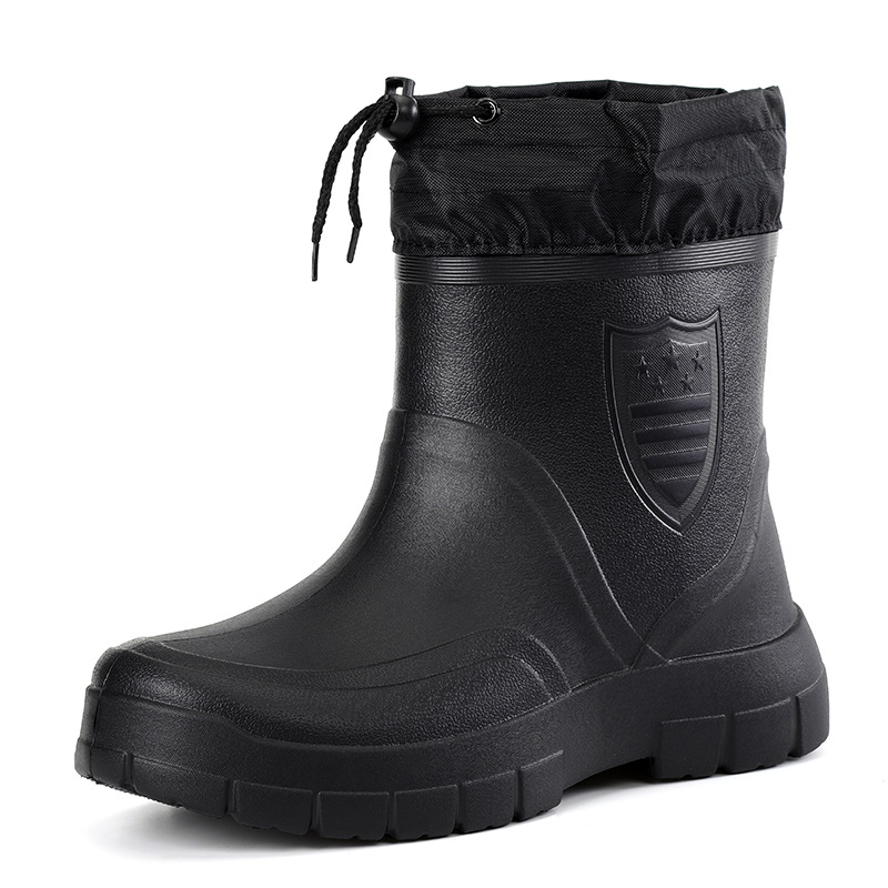 Men'S Shoes Dress Casual - อเนกประสงค์ผู้ชายรองเท้ากันฝนกันน้ํากลางแจ้งน้ําหนักเบารองเท้ากํามะหยี่แฟชั่นรองเท้าสั้นสบายๆชายรองเท้าน้ํา 2025
