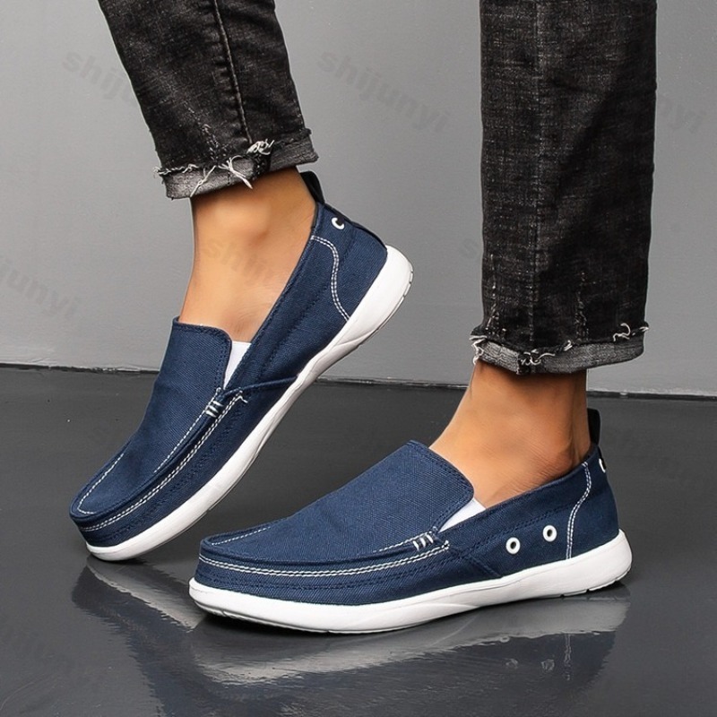 Men Shoes Loafers - ฤดูใบไม้ร่วงผู้ชายผ้าใบรองเท้าสบายๆ 2025 ใหม่Breathable Soft Leisure Men