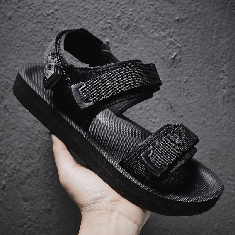 รองเท้าแตะแบบปรับได้สำหรับเท้า - Men Shoes Velcro บทวิจารณ์และราคา