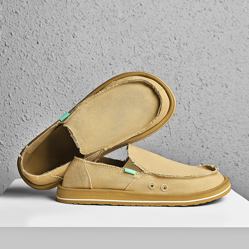 รองเท้าผ้าใบแฟชั่นผู้ชาย รองเท - Men Shoes Loafers บทวิจารณ์และราคา