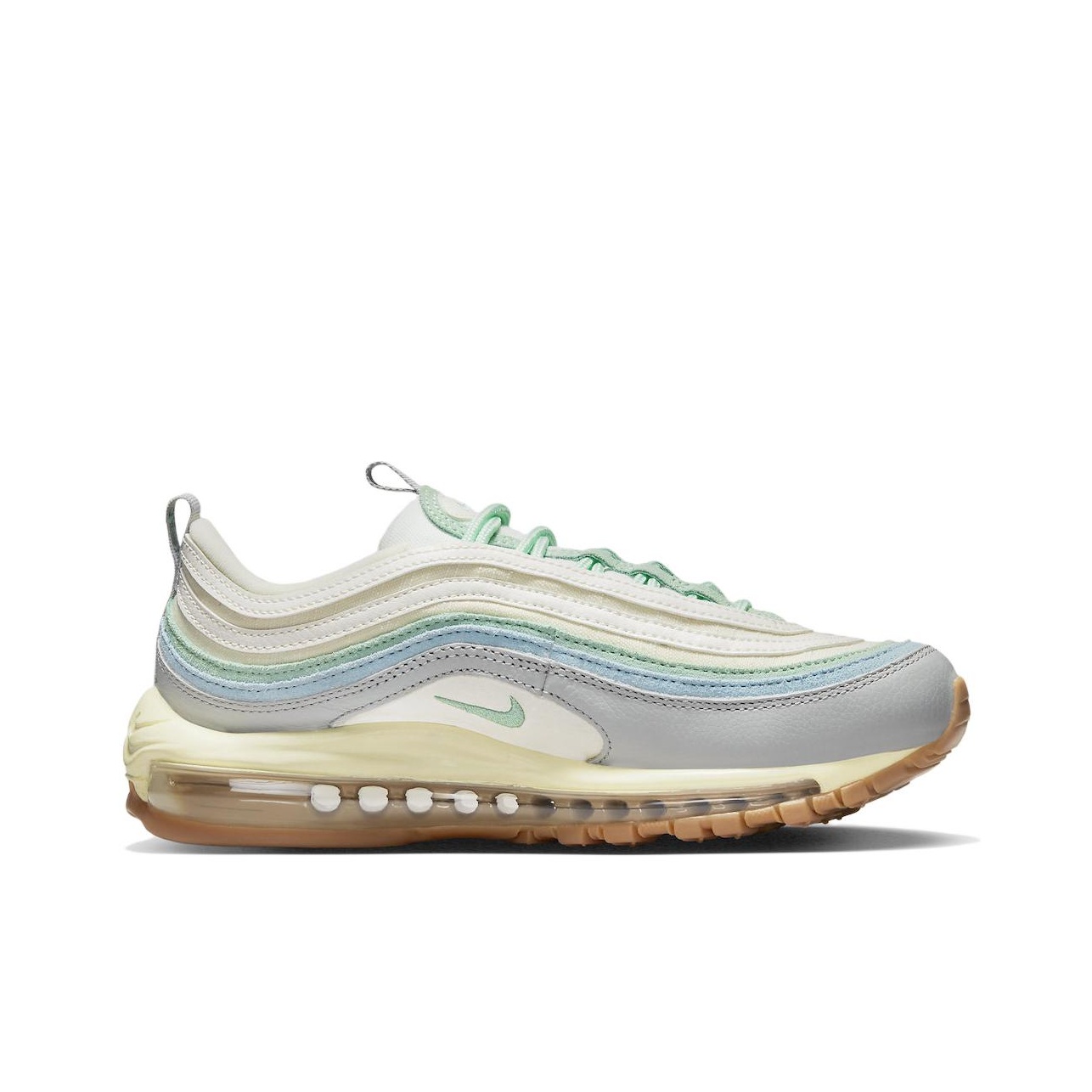 รองเท้าวิ่ง Nike Air Max 97 สำ - Men'S Shoes Green And White บทวิจารณ์และราคา