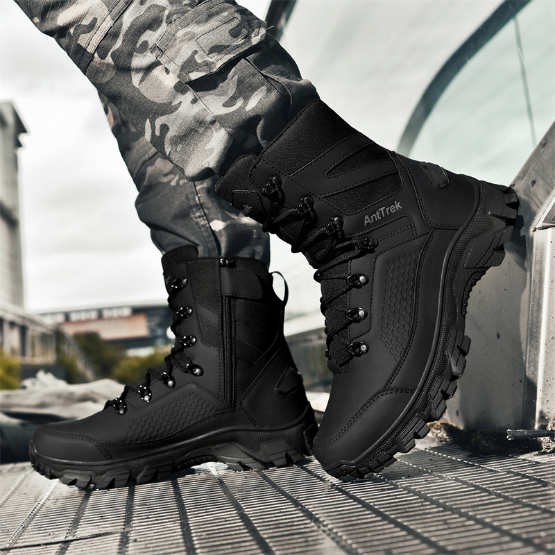 รองเท้าบูททางยุทธวิธีแบบใหม่ ป - Men'S Shoes Hiking บทวิจารณ์และราคา
