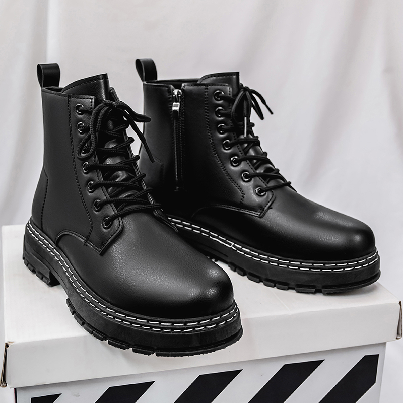 รองเท้าบูทหนังแก้วสีดำสำหรับผู - Men'S Shoes Hiking บทวิจารณ์และราคา