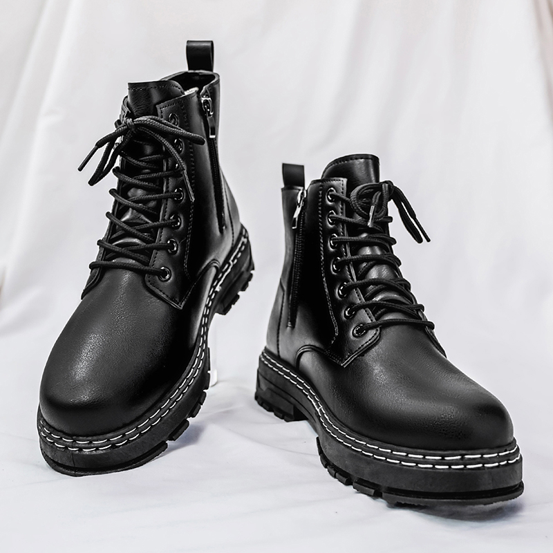 รองเท้าบูทหนังแก้วสีดำสำหรับผู - Men'S Shoes Hiking บทวิจารณ์และราคา