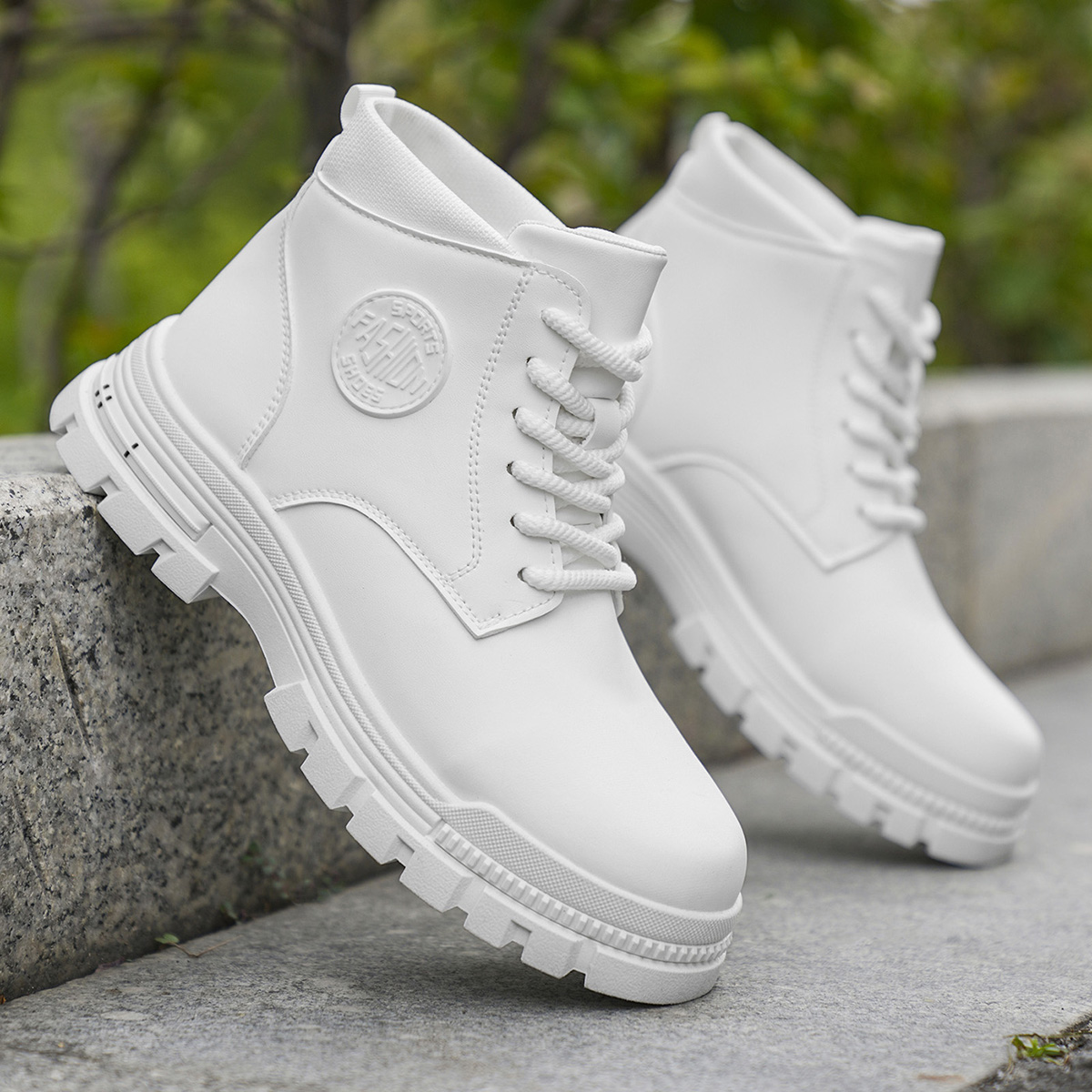 รองเท้าบูทมอเตอร์ไซค์สีขาวสำหร - Men'S Shoes Hiking บทวิจารณ์และราคา