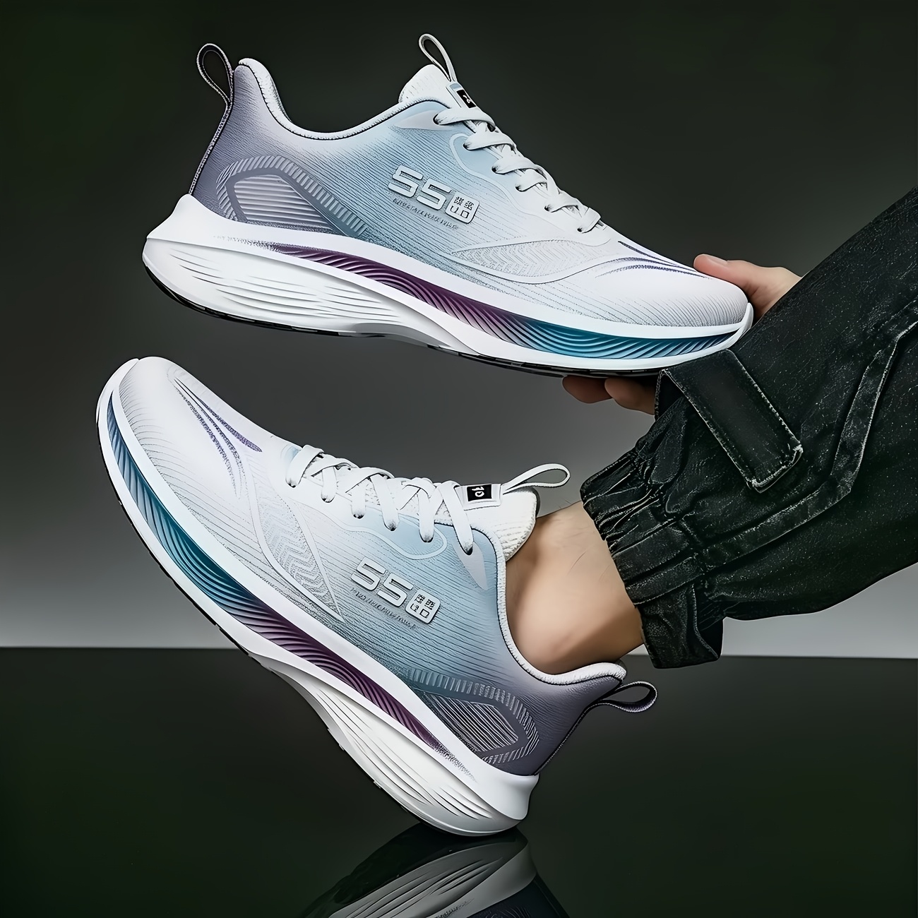 รองเท้าโลฟเฟอร์แบบสวมสำหรับผู้ - Men'S Shoes Green And White บทวิจารณ์และราคา
