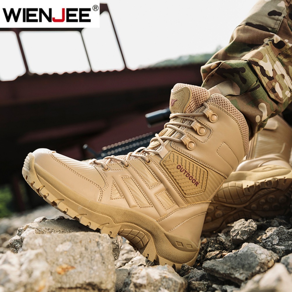 รองเท้าบูทหนังหุ้มข้อสูงคุณภาพ - Men'S Shoes Hiking บทวิจารณ์และราคา