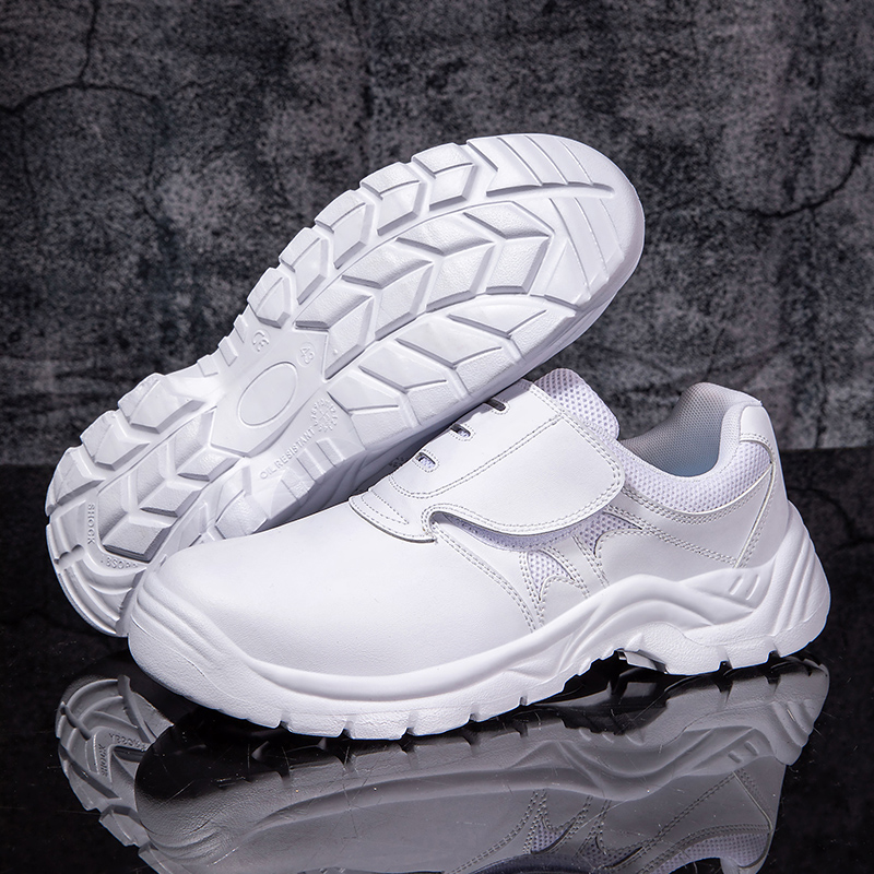 รองเท้าเซฟตี้คนทำงานหนังนิ่มมี - Men'S Shoes Green And White บทวิจารณ์และราคา