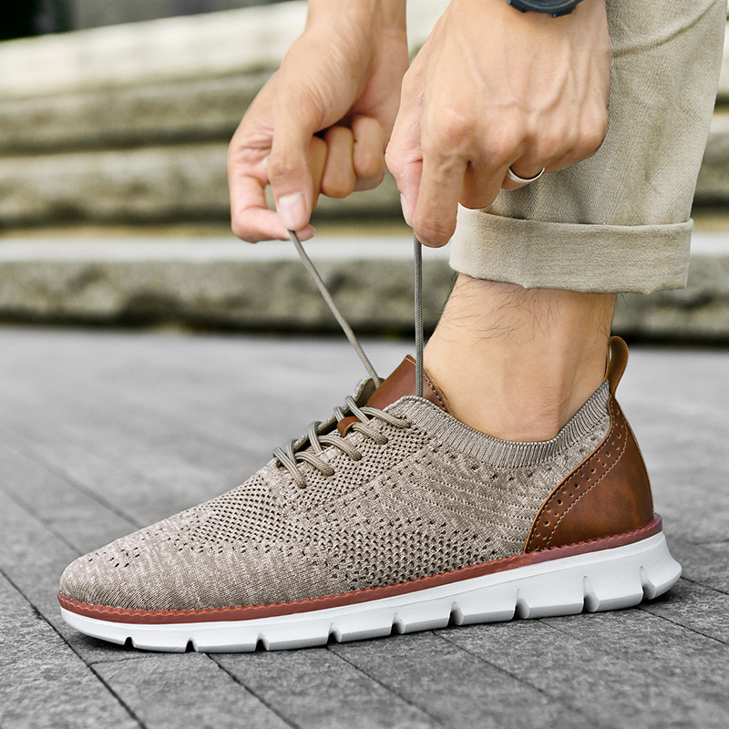 รองเท้าลำลองผู้ชาย คลาสสิก ระบ - Men'S Shoes Dress Casual บทวิจารณ์และราคา