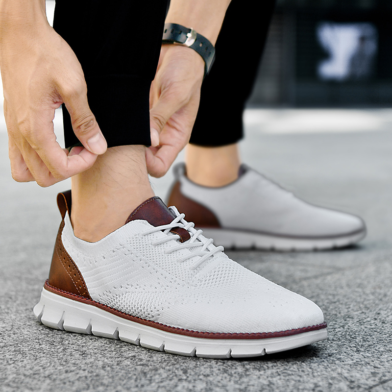 รองเท้าลำลองผู้ชาย คลาสสิก ระบ - Men'S Shoes Dress Casual บทวิจารณ์และราคา