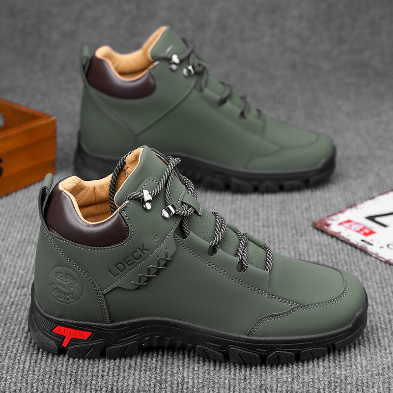รองเท้าบูทหุ้มข้อสูงไซส์ใหญ่ 4 - Men'S Shoes Hiking บทวิจารณ์และราคา