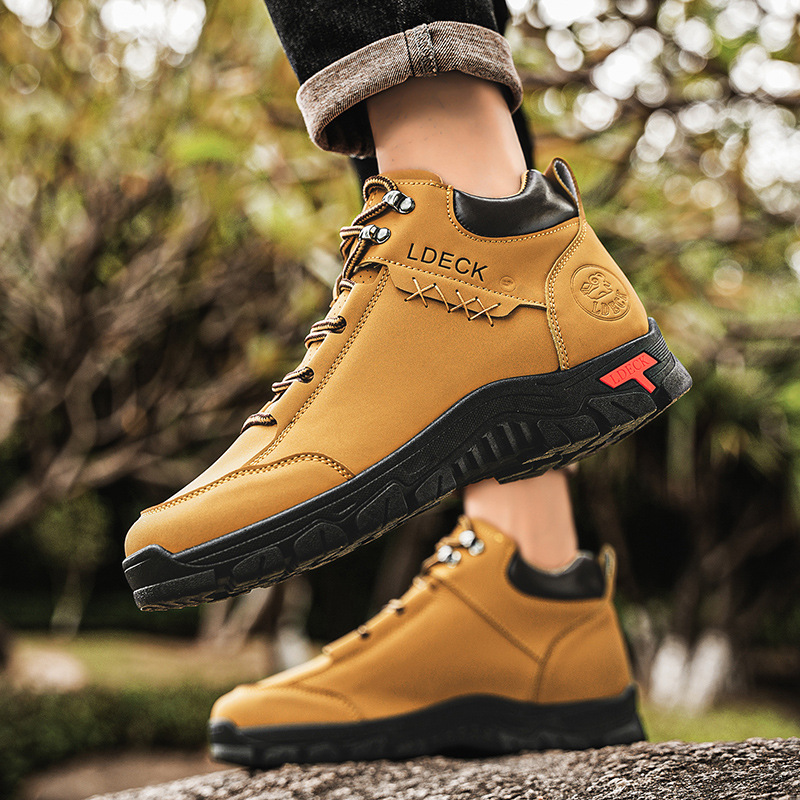 รองเท้าบูทหุ้มข้อสูงไซส์ใหญ่ 4 - Men'S Shoes Hiking บทวิจารณ์และราคา