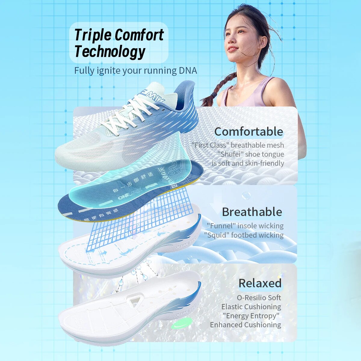 Onemix รองเท้าวิ่งออกกำลังกายส - Men'S Shoes Half Cut บทวิจารณ์และราคา