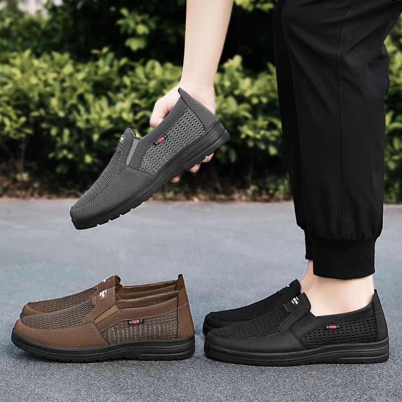 รองเท้าผู้ชายแบบสวม ระบายอากาศ - Men Shoes Loafers บทวิจารณ์และราคา