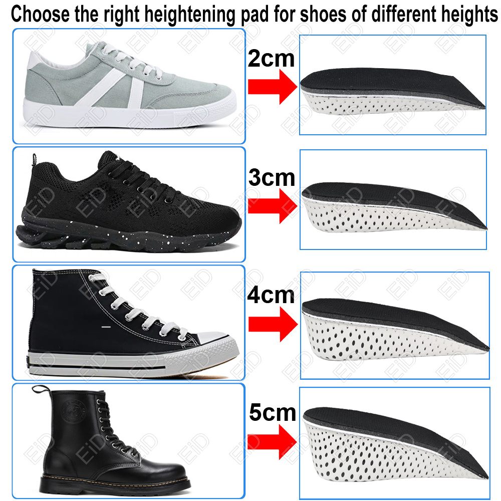 ความสูงเพิ่มพื้นรองเท้าที่มองไ - Men'S Shoes Half Cut บทวิจารณ์และราคา