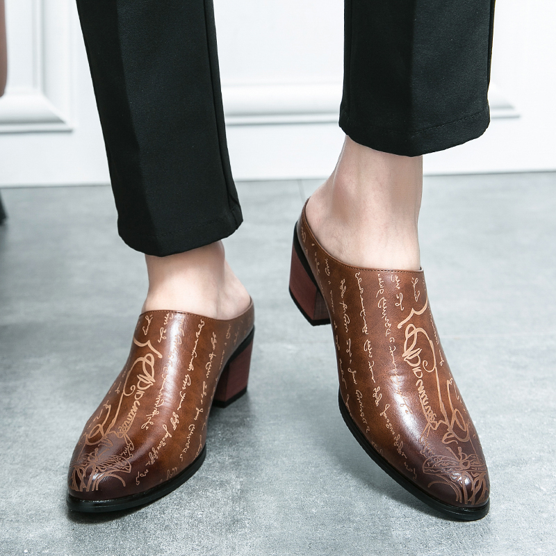 รองเท้าแตะหนังสีน้ำตาลสำหรับผู - Men'S Shoes Dress Casual บทวิจารณ์และราคา