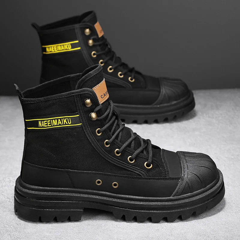 รองเท้าบูทผ้าใบผู้ชายแฟชั่นทรง - Men'S Shoes Dress Casual บทวิจารณ์และราคา
