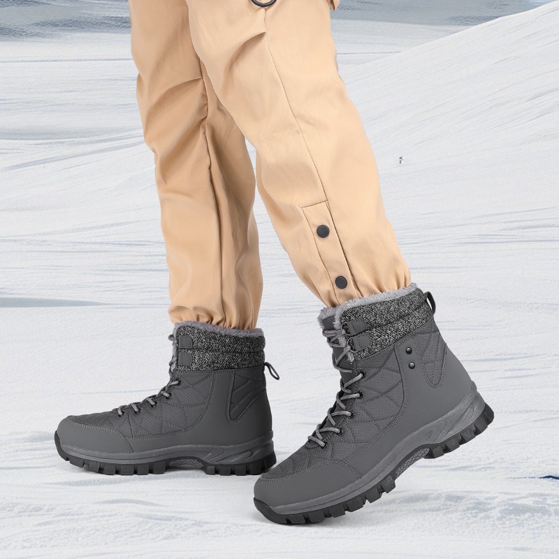 รองเท้าบูทเดินป่ากันลื่นบุขนอุ - Men'S Shoes Hiking บทวิจารณ์และราคา