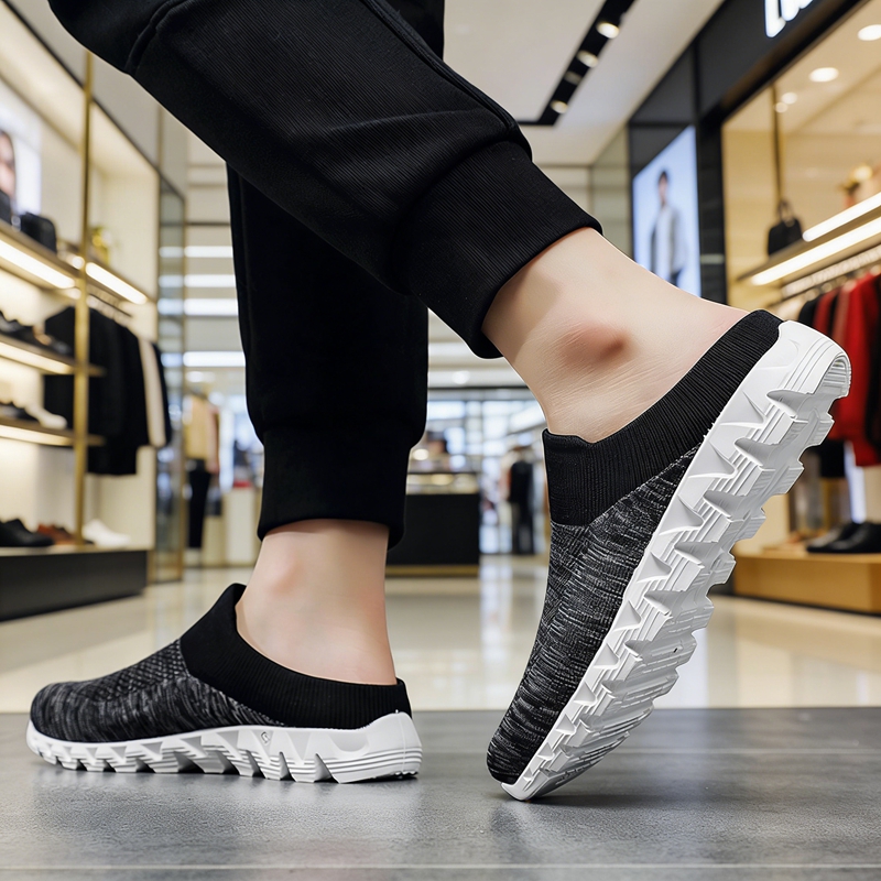 รองเท้าลำลองผู้ชายแบบสวมครึ่งเ - Men'S Shoes Half Cut บทวิจารณ์และราคา