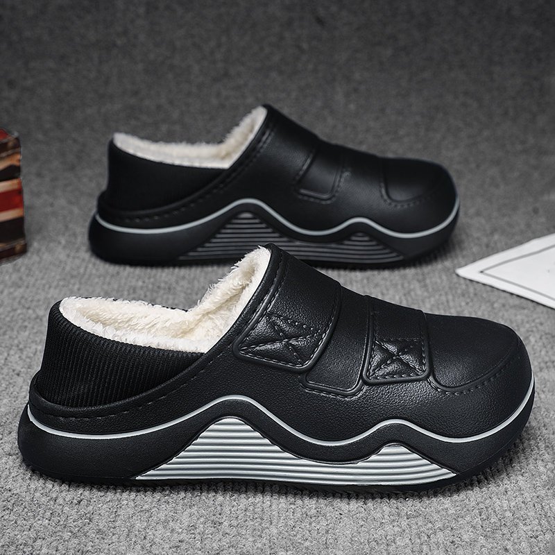 รองเท้าแตะบุขนแกะกันหนาวสำหรับ - Men Shoes Online บทวิจารณ์และราคา