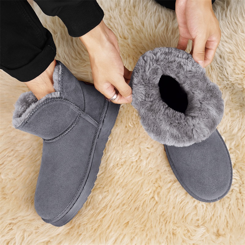 รองเท้าบูทหิมะสำหรับคู่รักในฤด - Men Shoes Online บทวิจารณ์และราคา