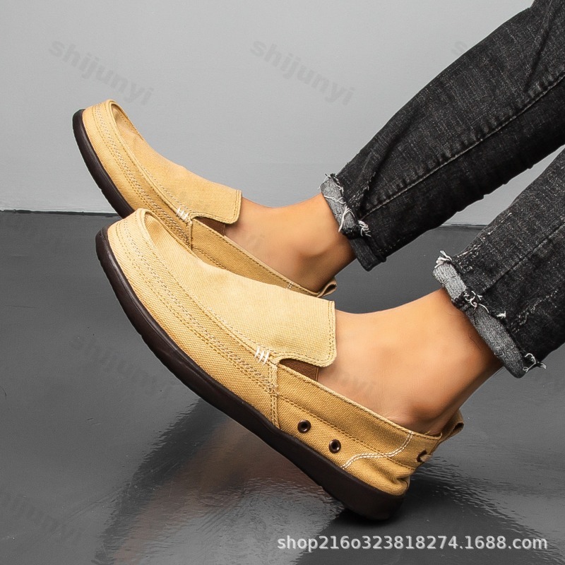 ฤดูใบไม้ร่วงผู้ชายผ้าใบรองเท้า - Men Shoes Loafers บทวิจารณ์และราคา
