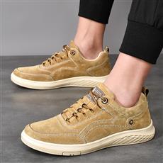 รองเท้าผ้าใบผู้ชายสไตล์มินิมอล - Men'S Shoes Comfortable Walking บทวิจารณ์และราคา