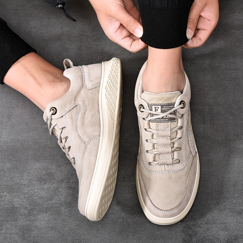 รองเท้าผ้าใบผู้ชายสไตล์มินิมอล - Men'S Shoes Comfortable Walking บทวิจารณ์และราคา