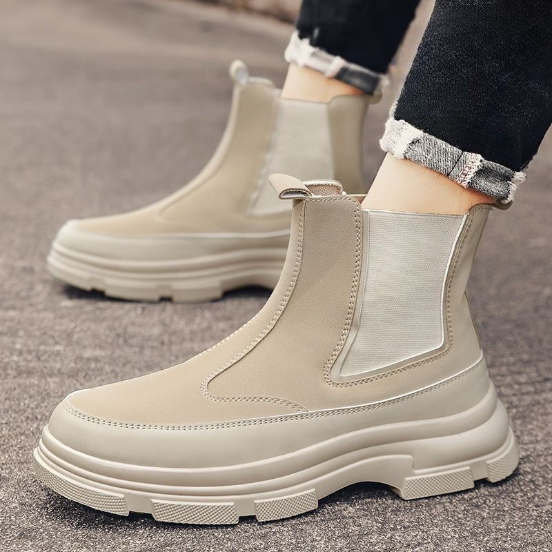 รองเท้าบูทเชลซีผู้ชาย สไตล์อัง - Men Shoes Online บทวิจารณ์และราคา