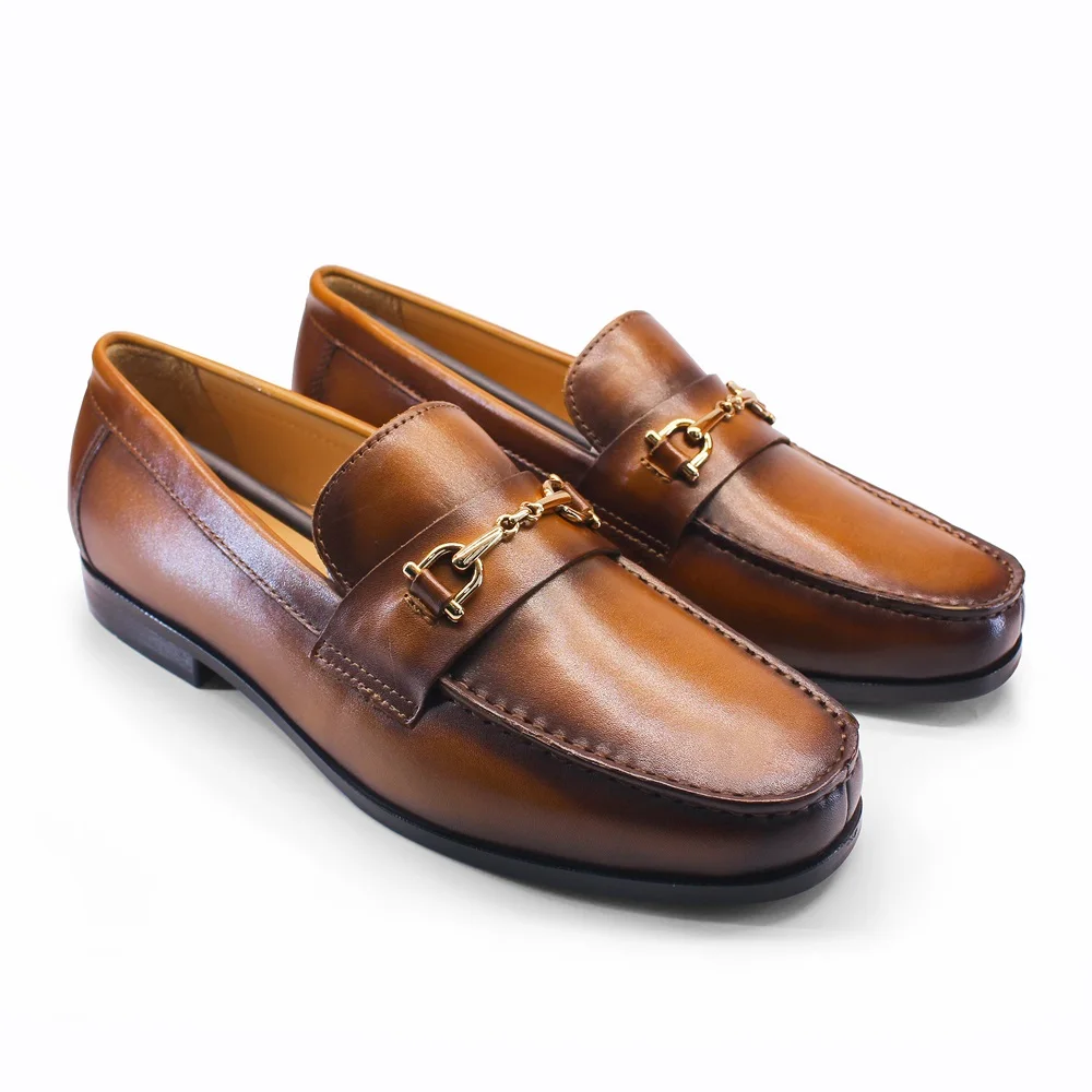 ผู้ชายLoafersรองเท้ารอบToeธุรก - Men Shoes Loafers บทวิจารณ์และราคา