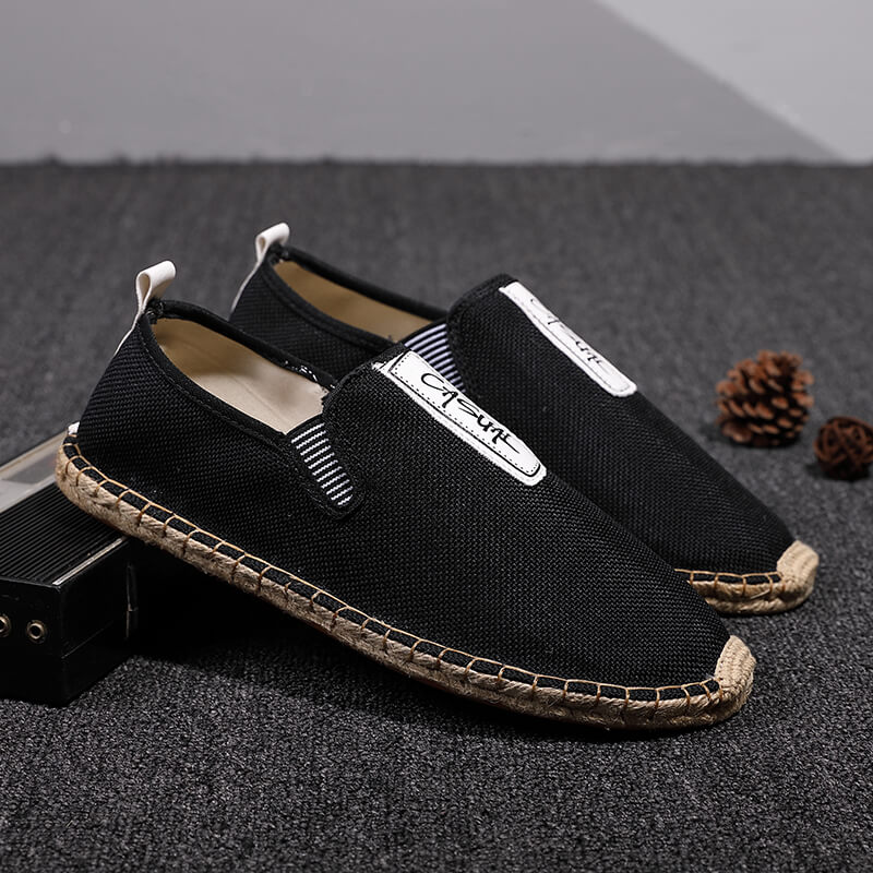 รองเท้าลำลองผู้ชายผ้าลินิน รอง - Men Shoes Loafers บทวิจารณ์และราคา