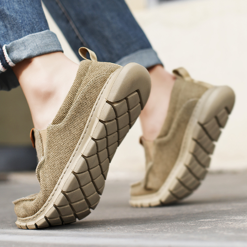 ฤดูร้อนรองเท้าผ้าใบระบายอากาศไ - Men Shoes Loafers บทวิจารณ์และราคา